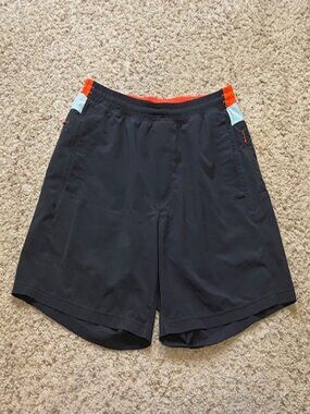 Birddogs Boom For Your Boomstick Gray 7" Lined Shorts Size Large L Classic EUC